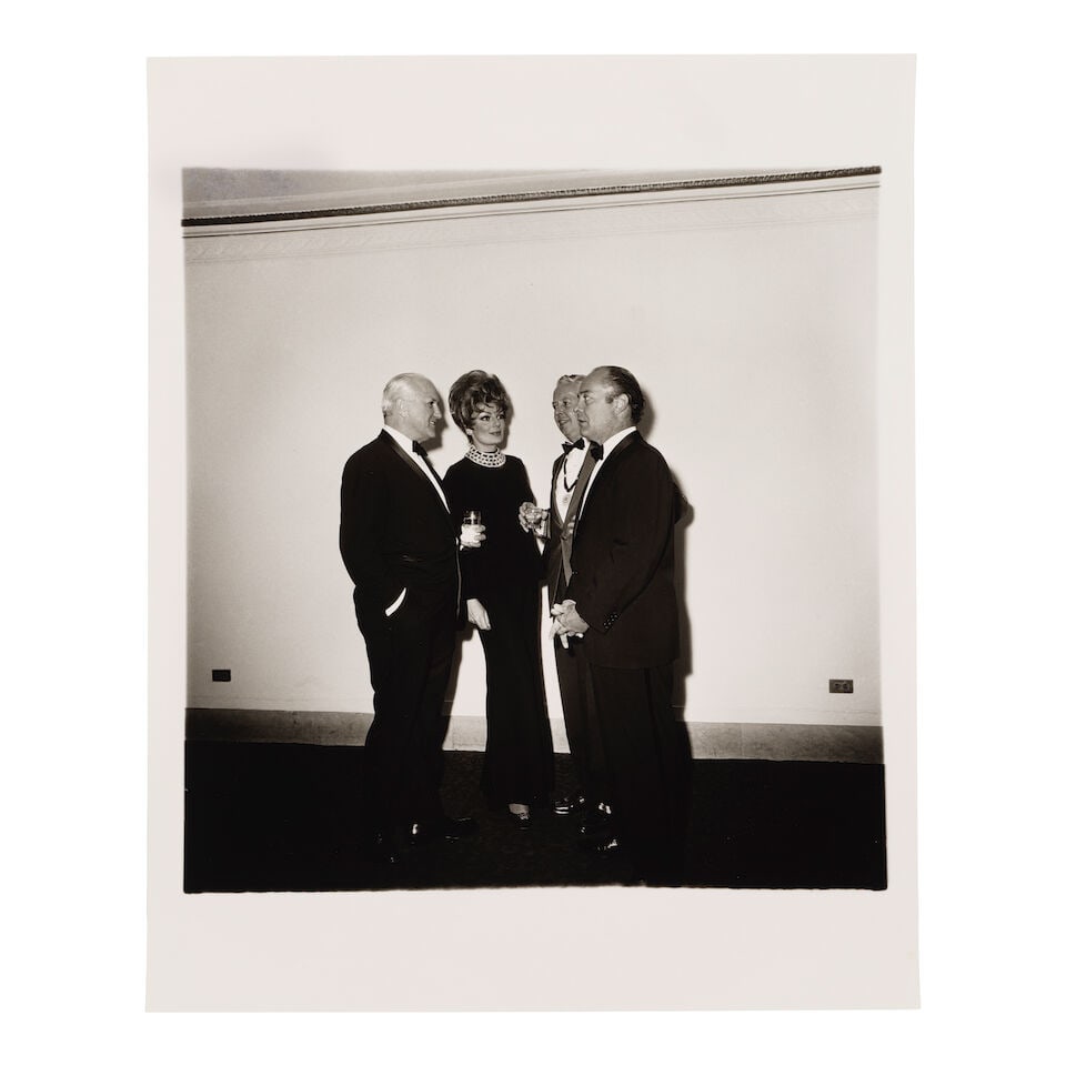 Diane Arbus (1923-1971); Four People at a Gallery Opening, N.Y.C.; - 2