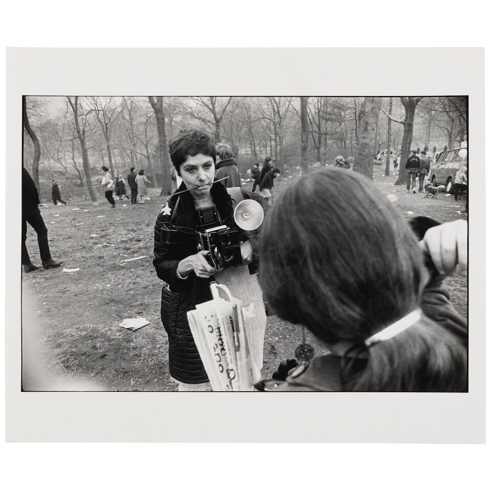 Garry Winogrand (1928-1984); Diane Arbus (Love-In, Central Park, New York City); - 2