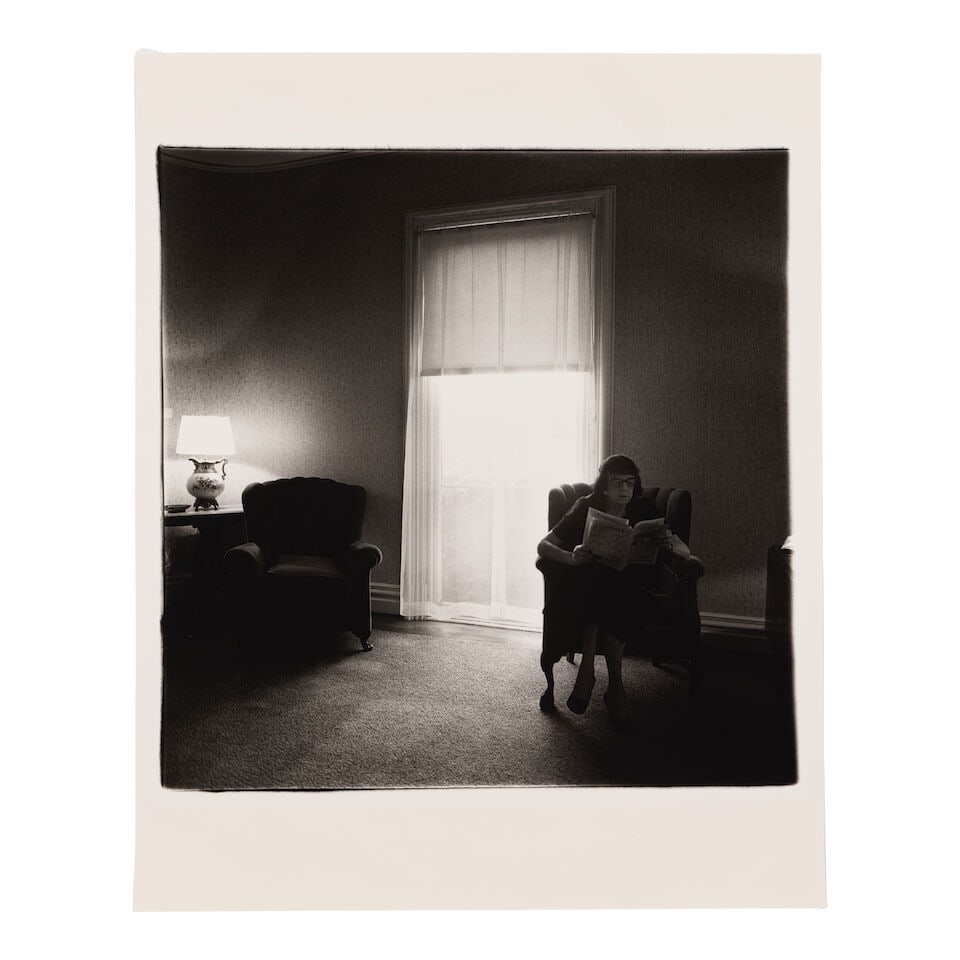 Diane Arbus (1923-1971); Lady in a rooming house parlor, Albion, NY; - 2