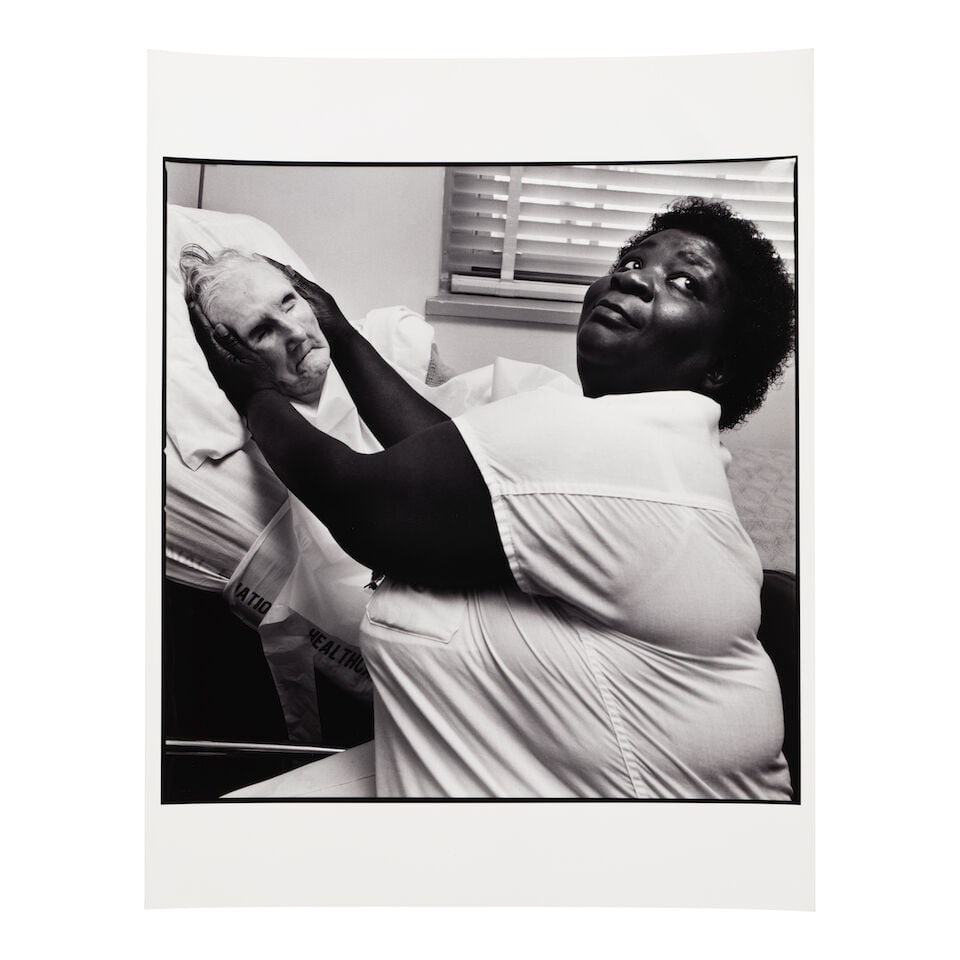 Mary Ellen Mark (1940-2015); 'Leprosy Patient with her Nurse - National Hansen's Disease Center,... - 2