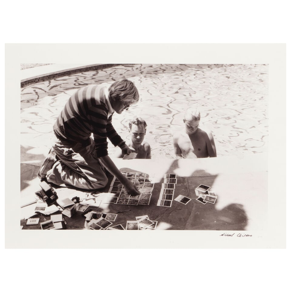 Michael Childers (born 1944); 'Hockney at Work / Montcalm Studio' (Los Angeles); - 2