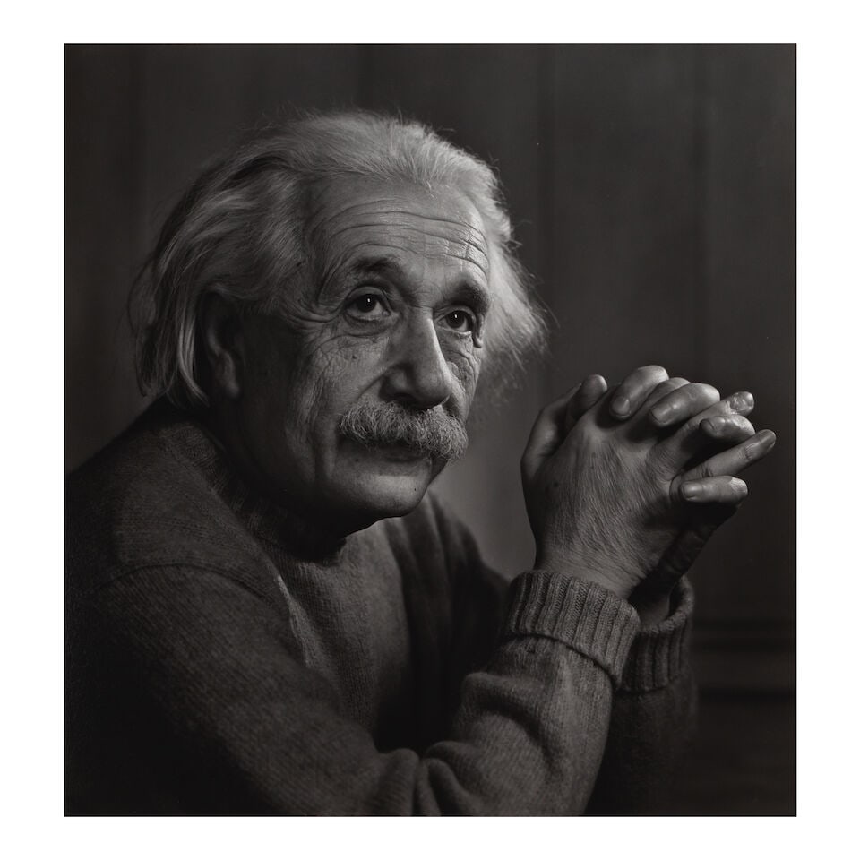 Yousuf Karsh (1908-2002); Albert Einstein; (1 of 3)