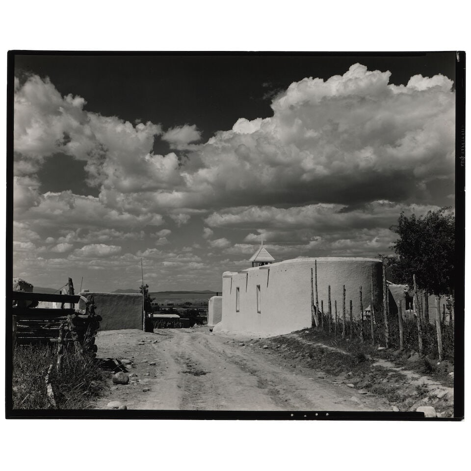 Ernest Knee (1907-1982); Selected Images (comprising 'Taos Pueblo, N.M' and 'Rancho de Taos'); - 2