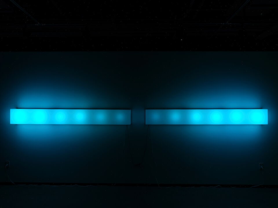 LEO VILLAREAL (B. 1967) Open Air (Blue), 2002 (This work is unique.) (1 of 9)