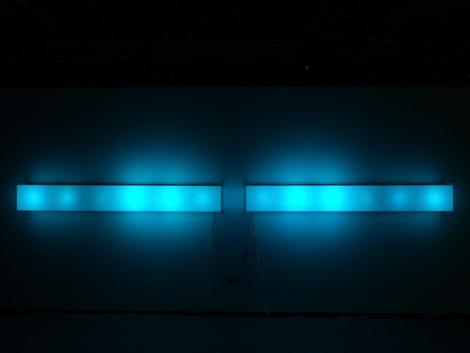 LEO VILLAREAL (B. 1967) Open Air (Blue), 2002 (This work is unique.) - 3