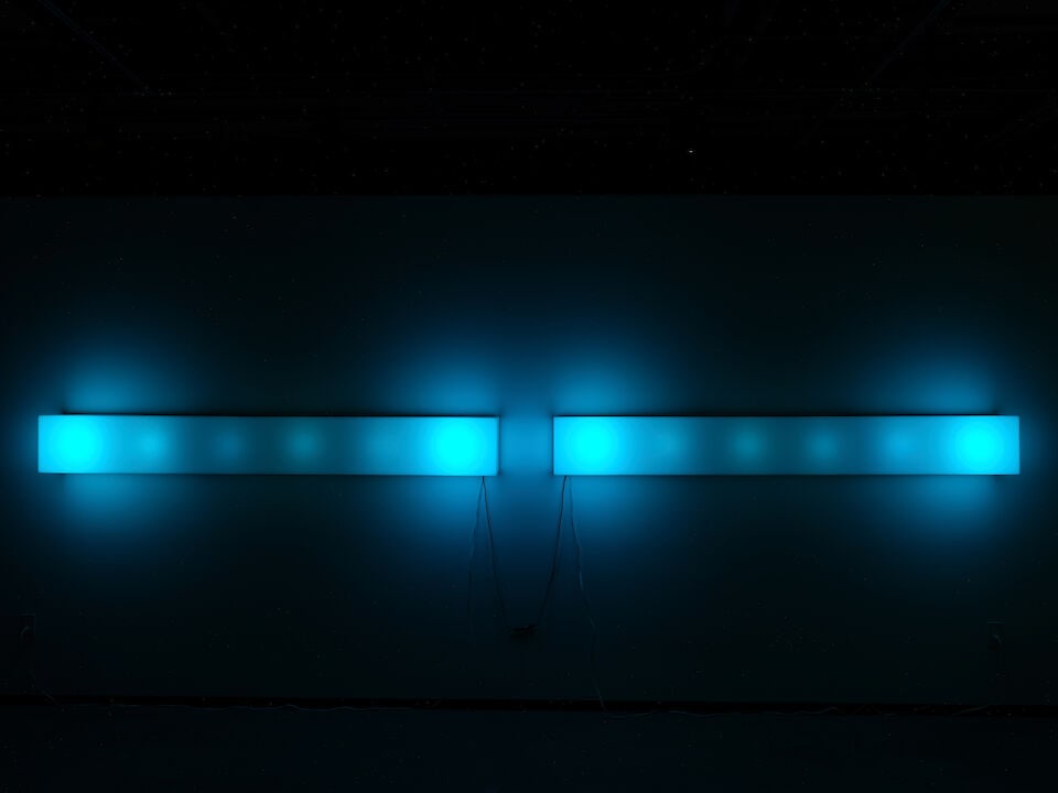 LEO VILLAREAL (B. 1967) Open Air (Blue), 2002 (This work is unique.) - 4