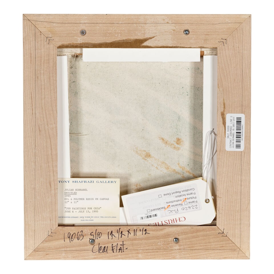 JULIAN SCHNABEL (B. 1951) Untitled, 1995 - 4