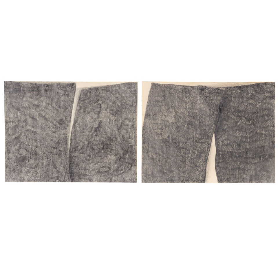 NANCY RUBINS (B. 1952) Group of Two Works on Paper, circa 1975: NANCY RUBINS (B. 1952) Group of Two Works on Paper, circa 1975 graphite on paper each 19 x 25 in. each 48.3 x 63.5 cm. Footnotes: Provenance Tio Giambruni, Davis, CA (acquired directly from the artist