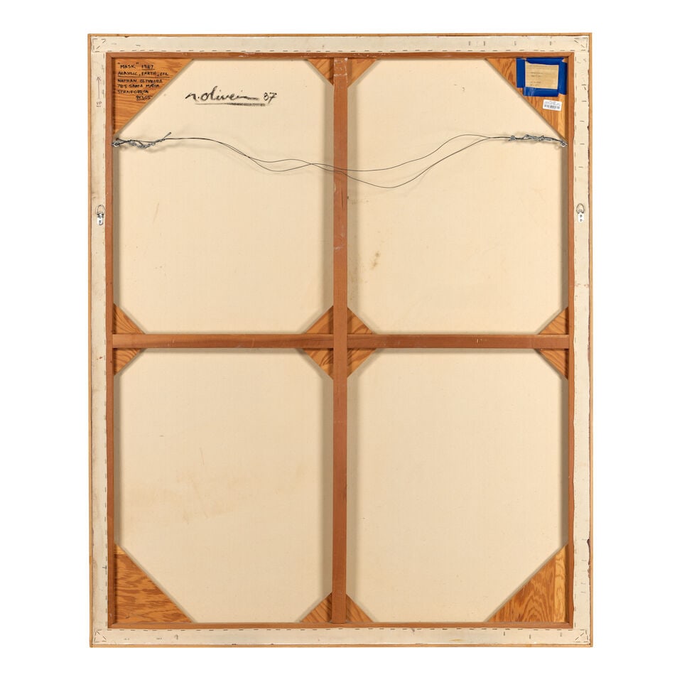 NATHAN OLIVEIRA (1928-2010) Mask, 1987 - 3