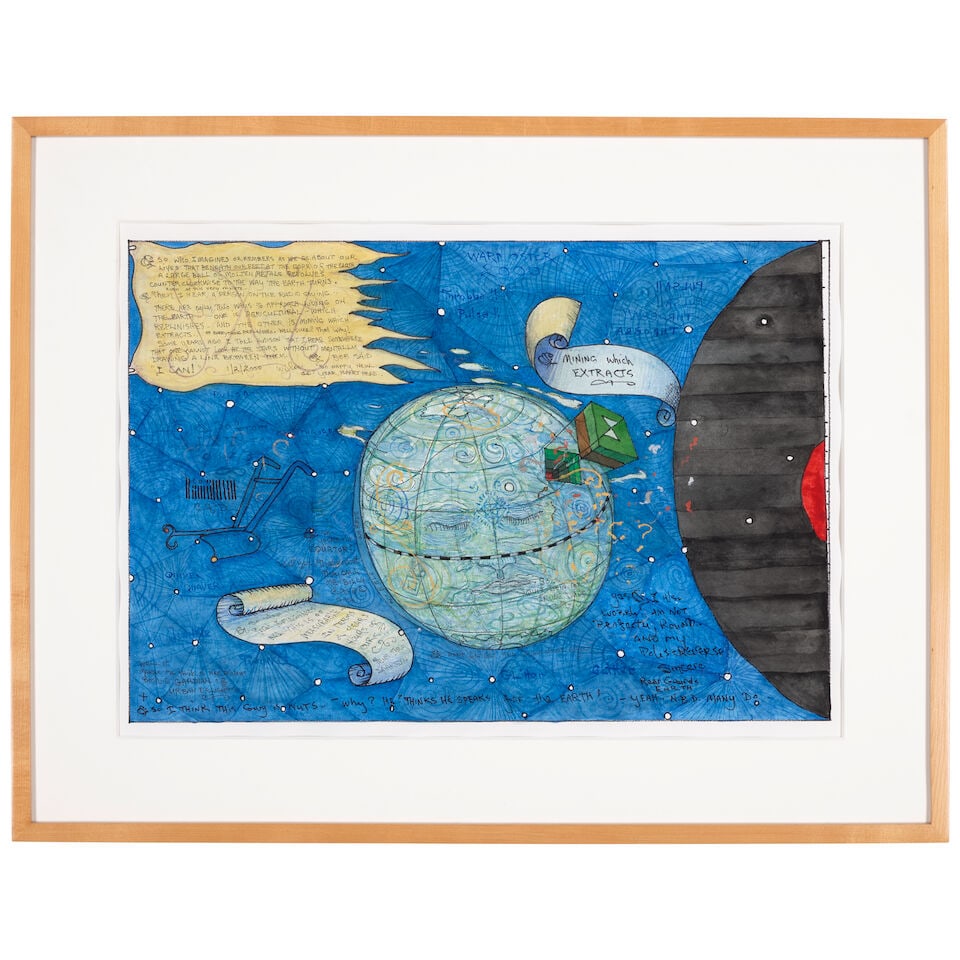 WILLIAM T. WILEY (1937-2021) Which Side Are You On?, 2000 - 2