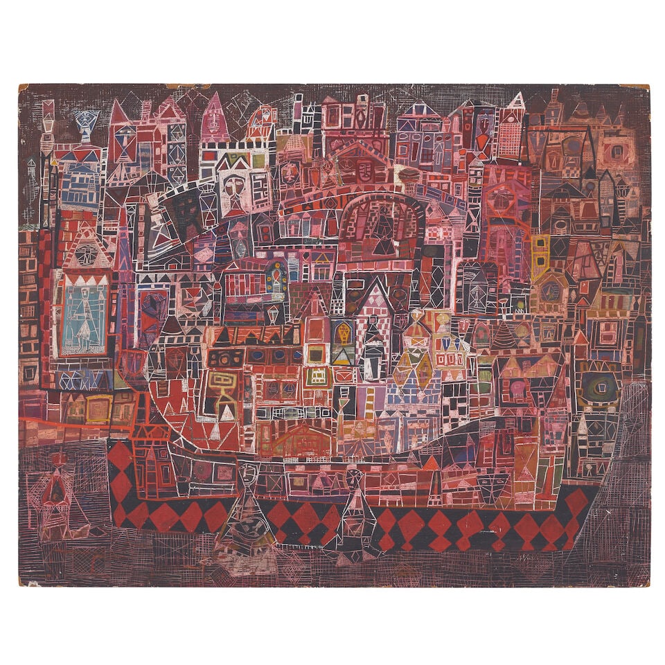 YNEZ JOHNSTON (1920-2019) Untitled, circa 1950 (1 of 3)