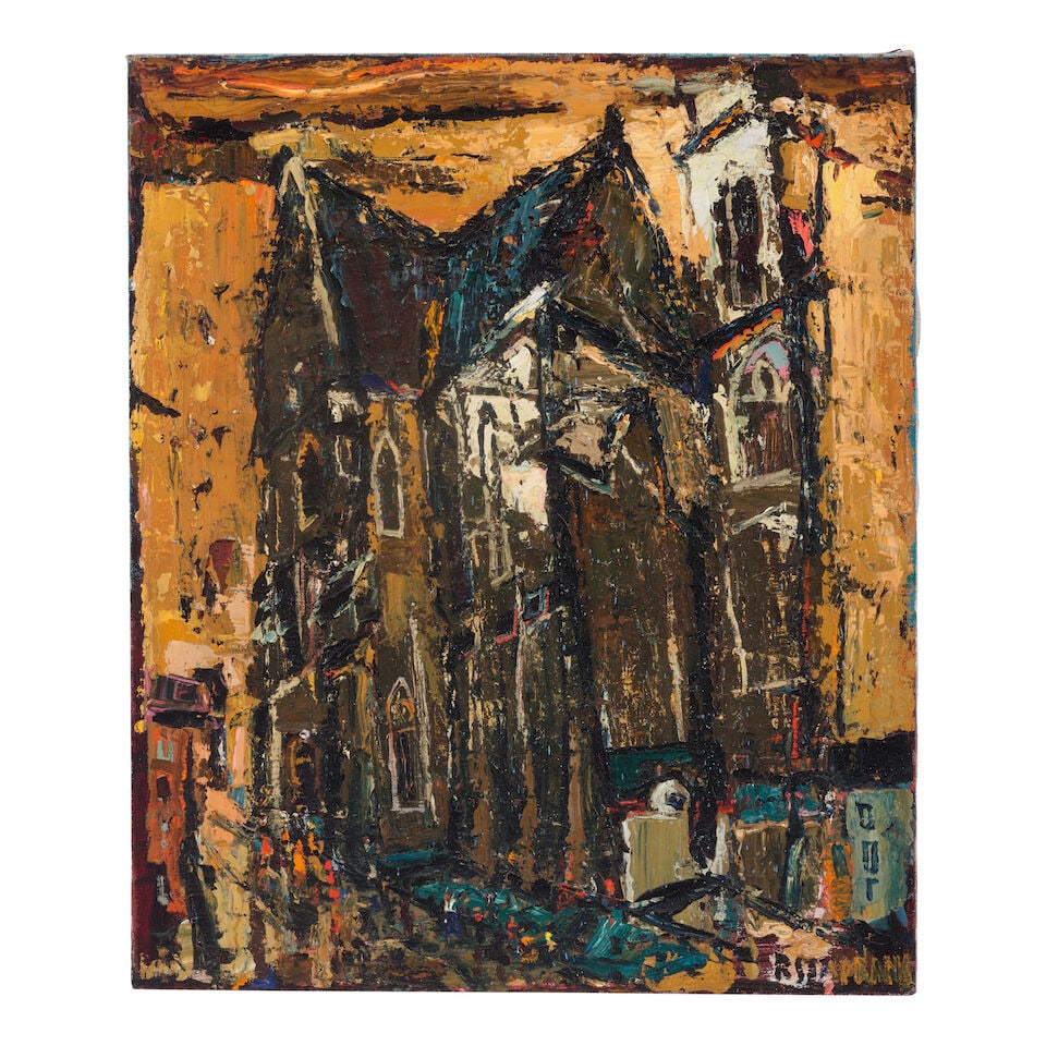 RAIMONDS STAPRANS (1926-2026) Grace Cathedral, circa 1953 (1 of 2)