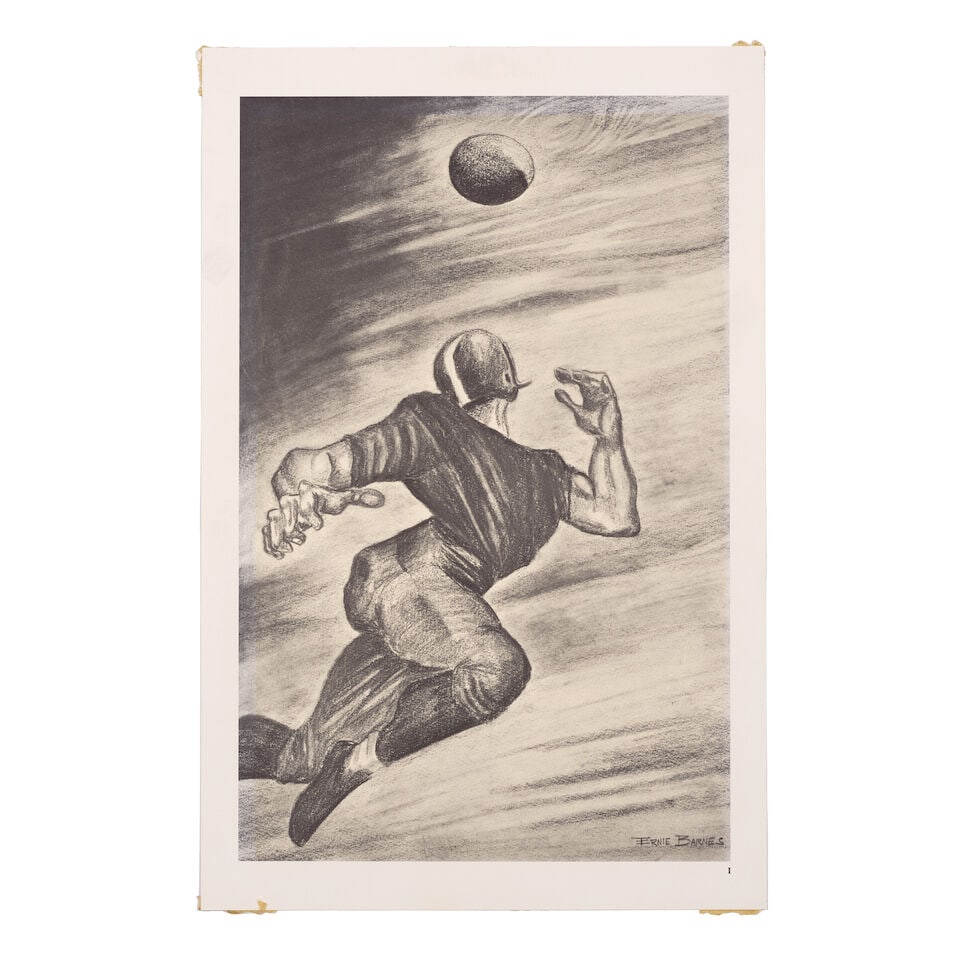 ERNIE BARNES (1938-2009) Untitled, circa 1964 (This work will be included in the forthcoming Ern... - 3