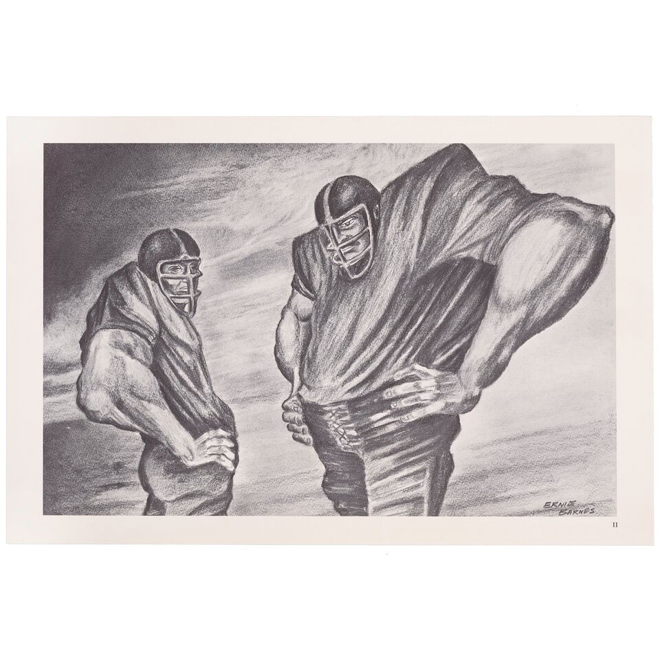 ERNIE BARNES (1938-2009) Untitled, circa 1964 (This work will be included in the forthcoming Ern... - 4