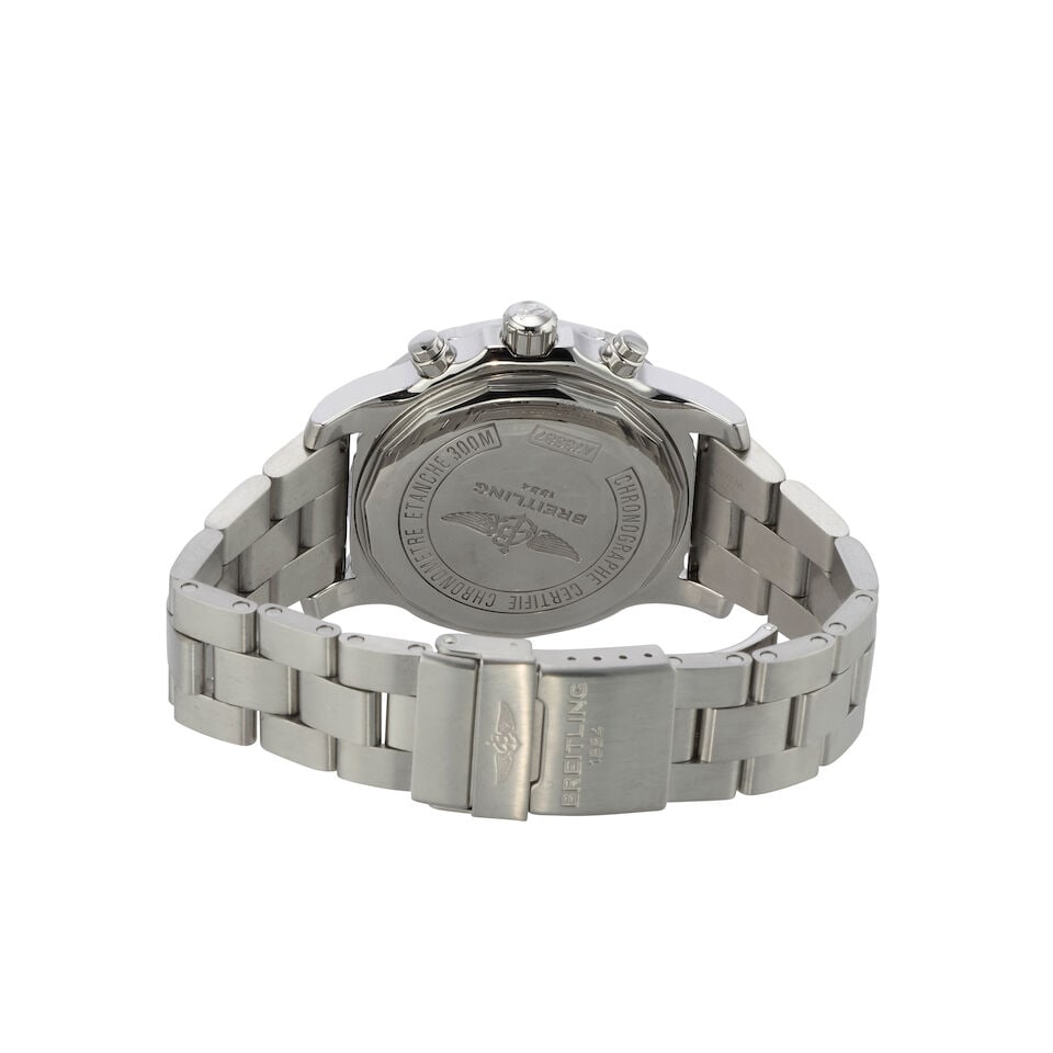 Breitling. A stainless steel quartz calendar chronograph bracelet watch Colt Chronograph II, Re... - 3