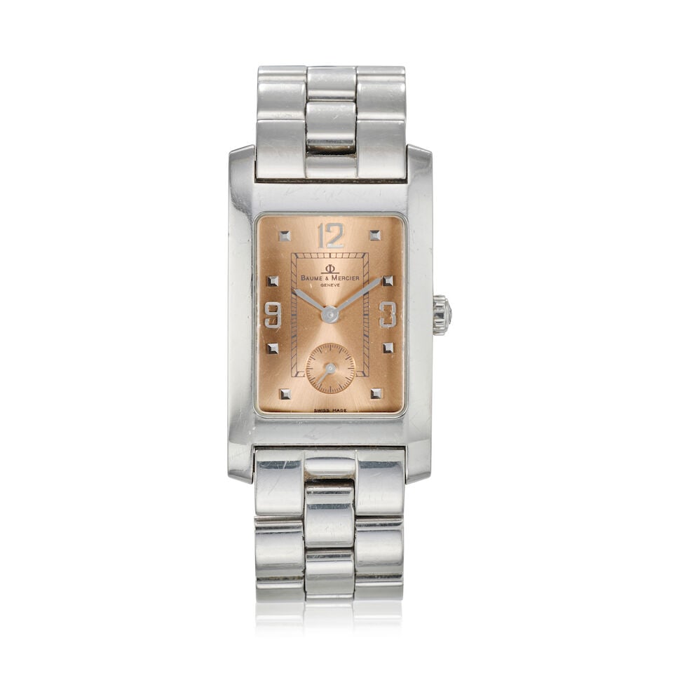 Baume & Mercier. A stainless steel quartz bracelet watch Hampton, Circa 2000 (1 of 3)