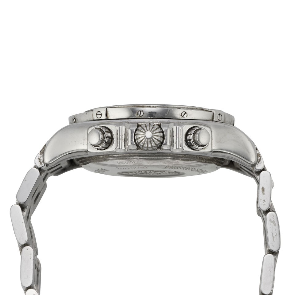 Breitling. A stainless steel automatic chronograph calendar bracelet watch with dual time zone ... - 2