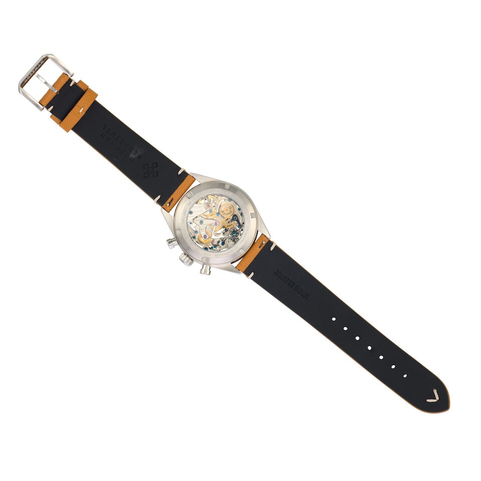 Hoffman for Perpétuel. A Limited Edition stainless steel manual wind chronograph wristwatch... - 2