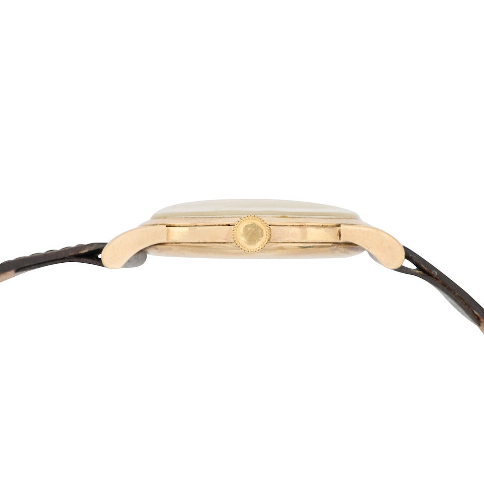 International Watch Co. A 9K gold manual wind wristwatch London Hallmark for 1961 - 2