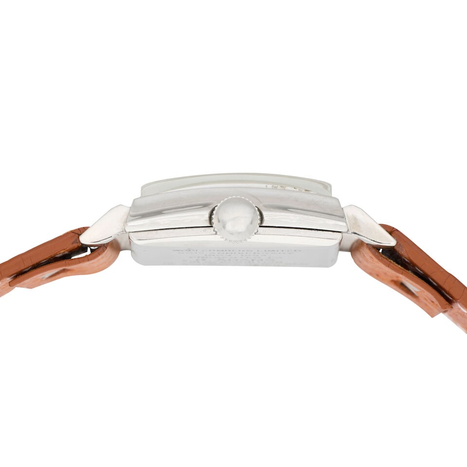 Longines. A stainless steel manual wind wristwatch Ref: 6395-1, Circa 1954 - 2