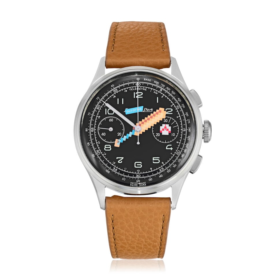 Excelsior Park for seconde/seconde/. A stainless steel manual wind chronograph wristwatch secon... (1 of 3)