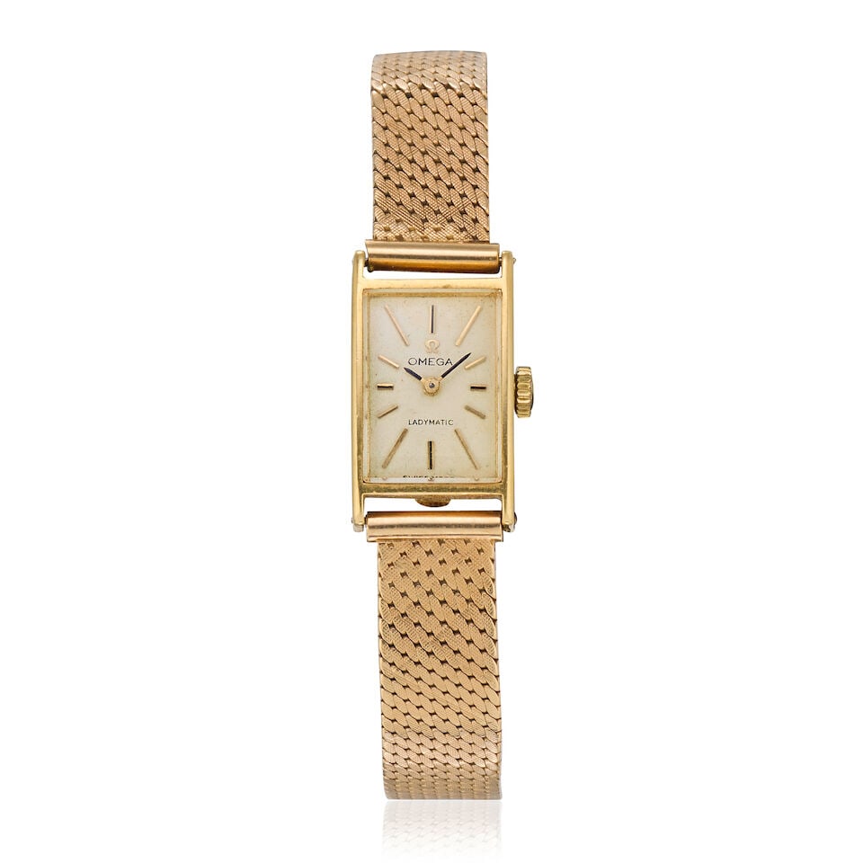 Omega. A lady's 18K gold manual wind bracelet watch Ladymatic, Ref: 511.212, Circa 1969 (1 of 3)