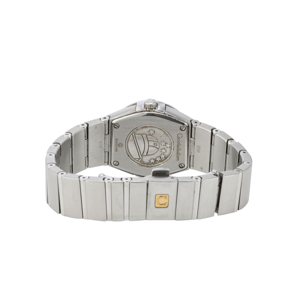 Omega. A stainless steel and diamond set quartz bracelet watch Constellation, Ref: 968.1201, Ci... - 2