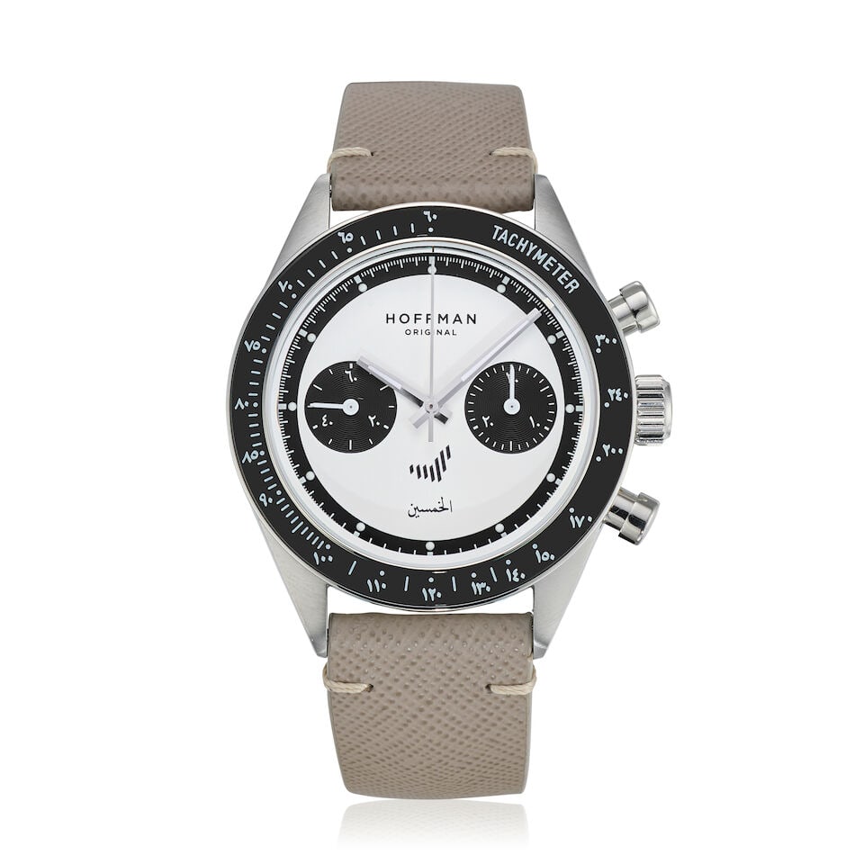 Hoffman for Perpétuel. A Limited Edition stainless steel manual wind chronograph wristwatch...