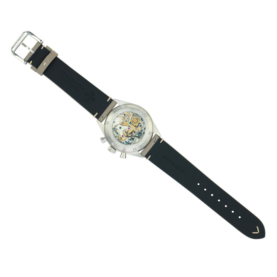 Hoffman for Perpétuel. A Limited Edition stainless steel manual wind chronograph wristwatch... - 2