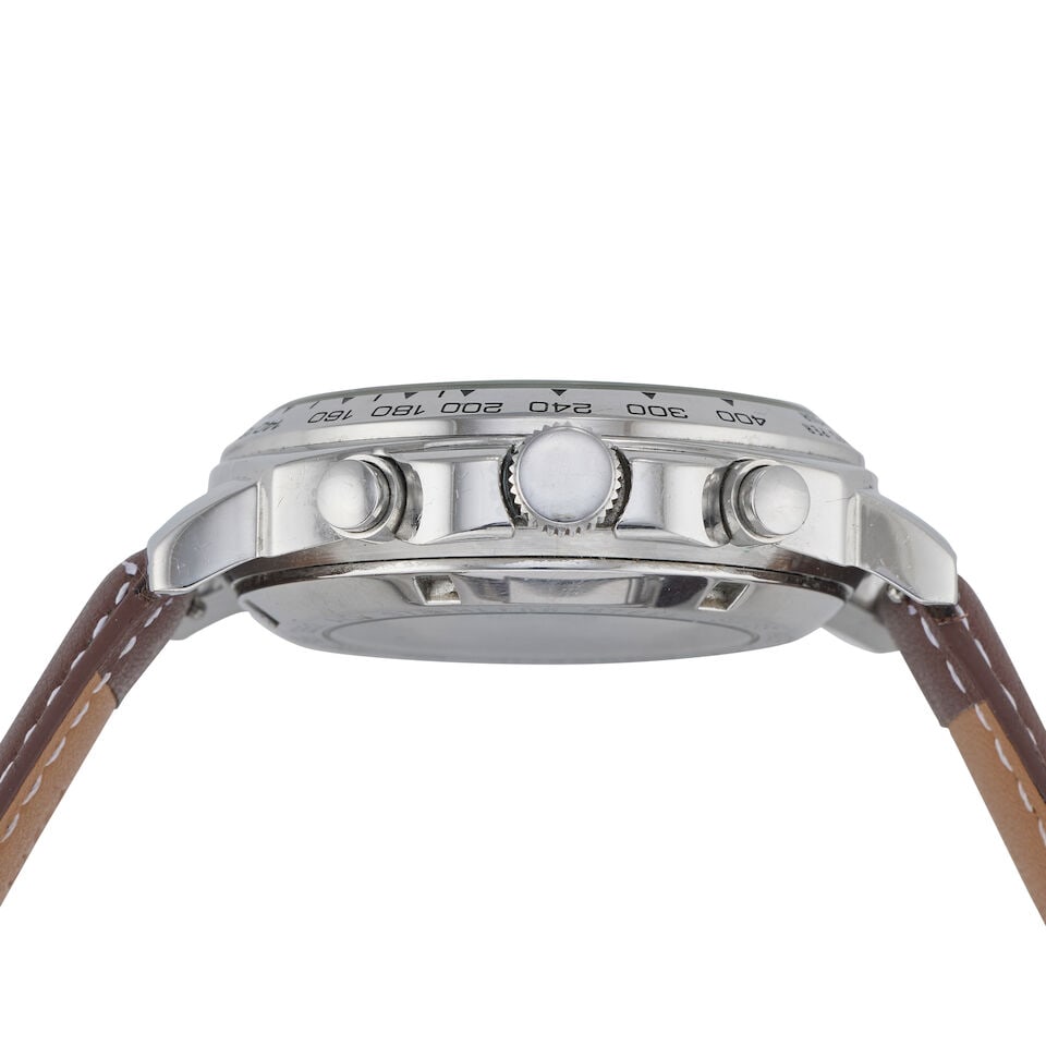 Zeno-Watch Basel. A stainless steel automatic chronograph calendar wristwatch Square Pilot Chro... - 3