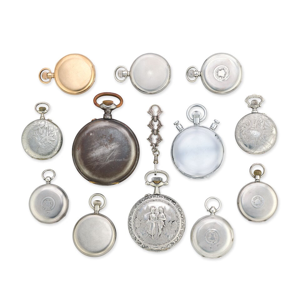 A lot of 12 pocket watches (12) Various dates - 3