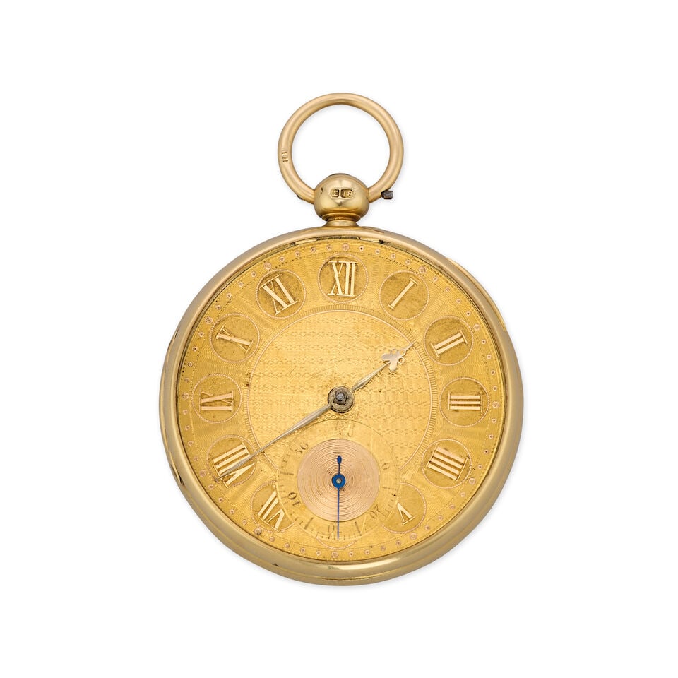 R. Rigby, Charing Cross. An 18K gold key wind open face pocket watch London Hallmark for 1825 (1 of 3)
