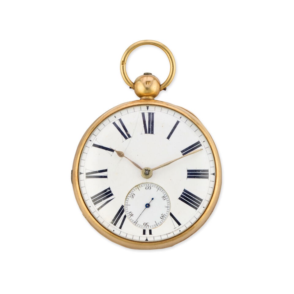 Thomas Ryley, Coventry. An 18K gold open face key wind pocket watch Chester Hallmark for 1886 (1 of 3)