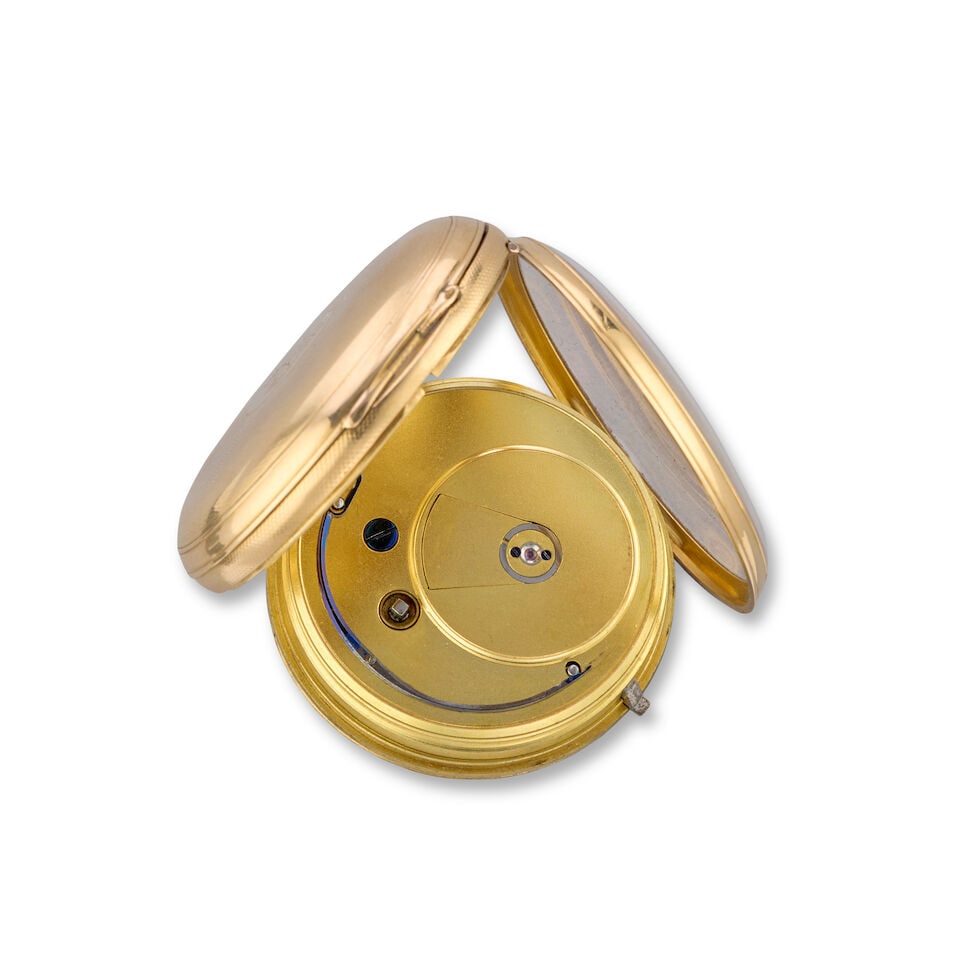 Thomas Ryley, Coventry. An 18K gold open face key wind pocket watch Chester Hallmark for 1886 - 2