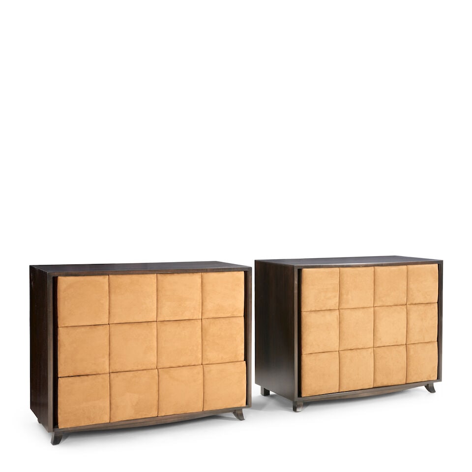 GILBERT ROHDE (1894-1944) FOR HERMAN MILLER Pair of Chests of Drawers, Model 41401940smahogany, ... - 2
