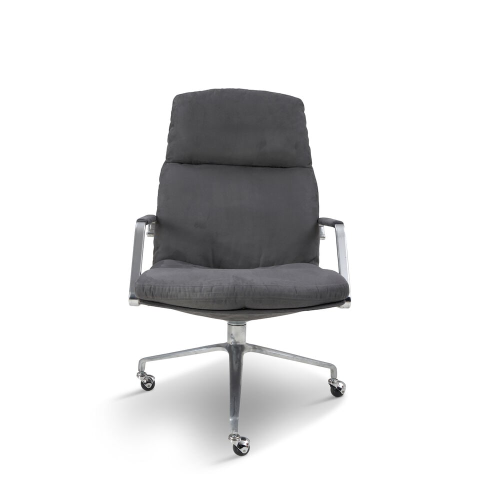 PREBEN FABRICIUS AND JORGEN KASTHOLM FOR KILL INTERNATIONAL Rare FK86 Desk Chair1960s stainless ... (1 of 3)