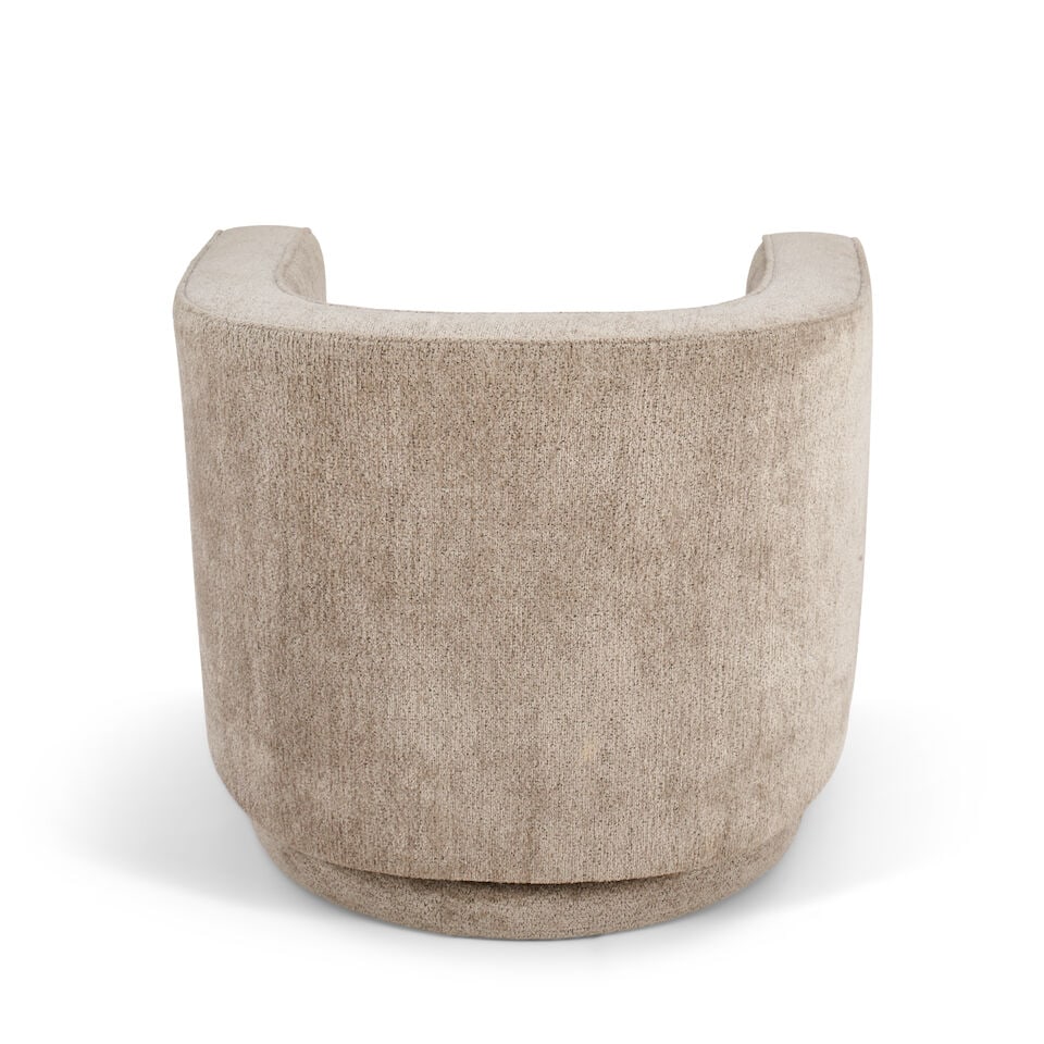 LOBEL ORIGINALS (1998-2025) 'Sutton' Swivel Lounge Chairearly 21st centuryupholstery, metal swiv... - 2