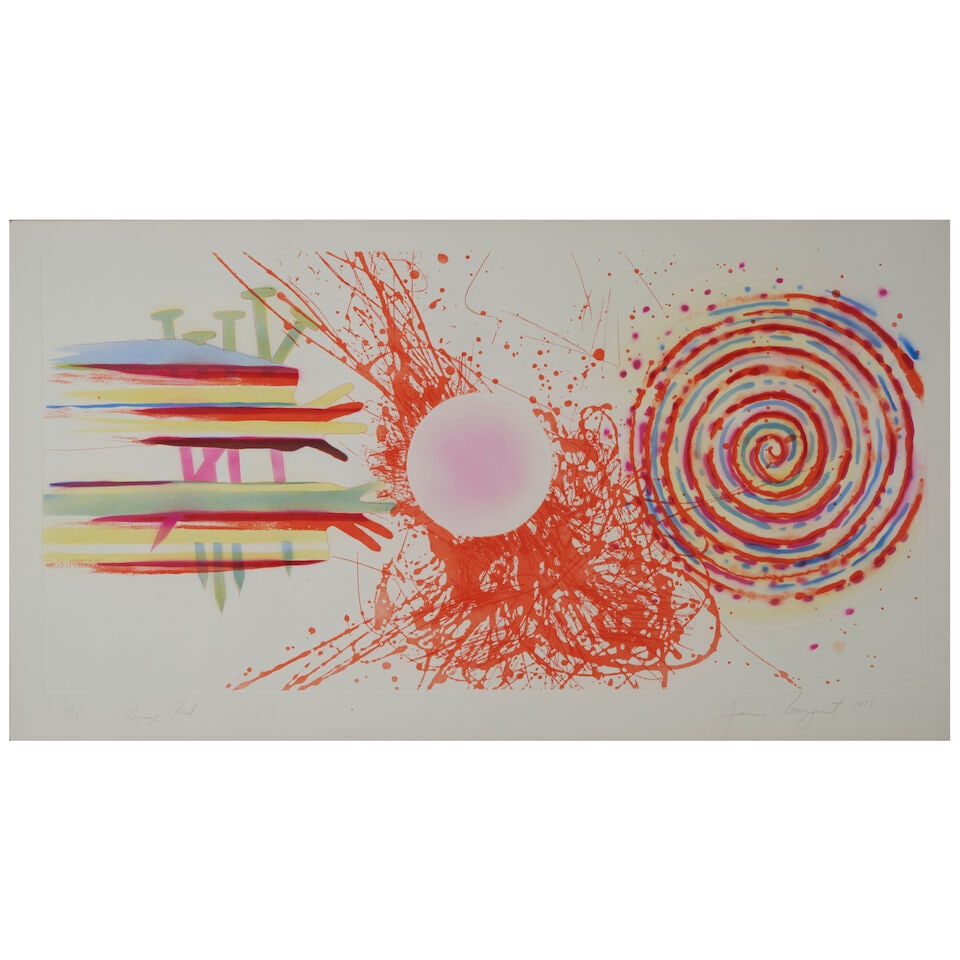 JAMES ROSENQUIST (1933-2017) 'Rouge Pad,' 1978 (Glenn 134)etching and aquatint with pochoir on w... - 3