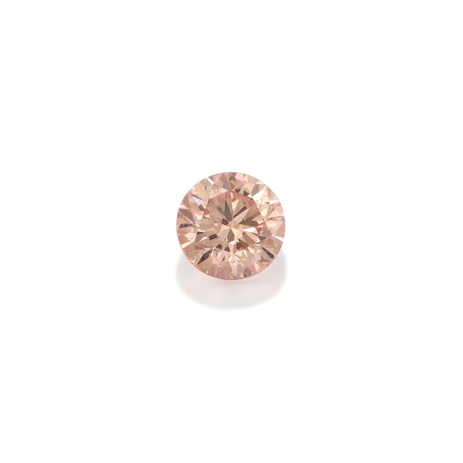 AN UNMOUNTED FANCY LIGHT PINK DIAMOND: AN UNMOUNTED FANCY LIGHT PINK DIAMONDA round brilliant-cut Fancy Light Pink diamond, weighing 0.35 caratFootnotes:Accompanied by GIA Report 2231853749, dated February 02, 2026, stating the round
