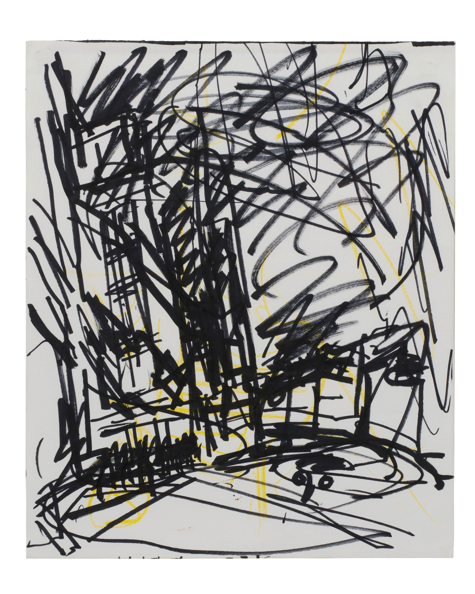 FRANK AUERBACH (1931-2024) Study for Mornington Crescent, Night (Executed in 1988-1989) (1 of 1)