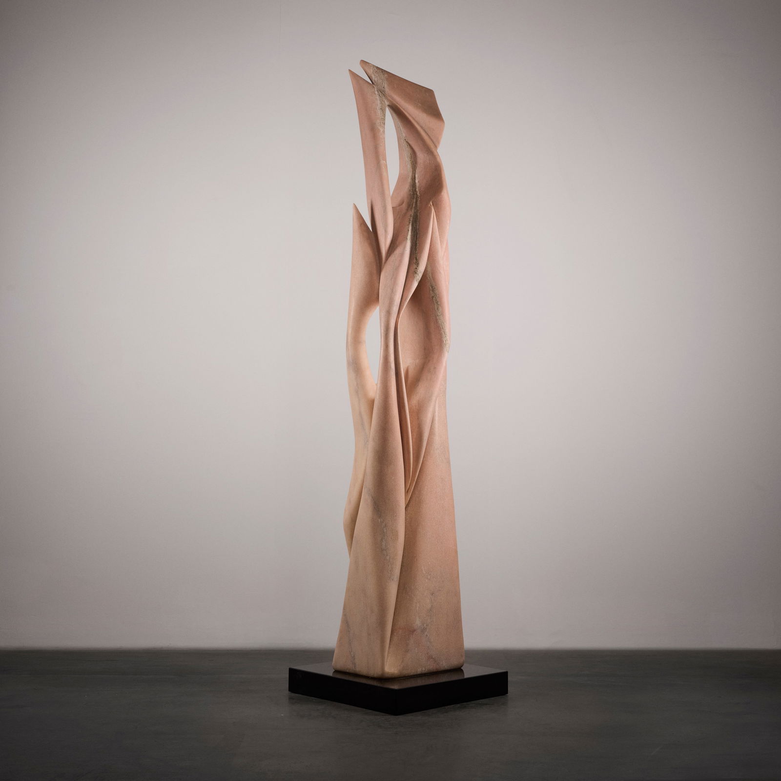 PABLO ATCHUGARRY (B. 1954) Pareja Estelar 220 x 39 x 27cm (86 5/8 x 15 3/8 x 10 5/8in). (Execute...: PABLO ATCHUGARRY (B. 1954) Pareja Estelar pink Portugal marble on granite base 220 x 39 x 27cm (86 5/8 x 15 3/8 x 10 5/8in). Executed in 1999 Footnotes: Provenance Private Collection, Barcelona