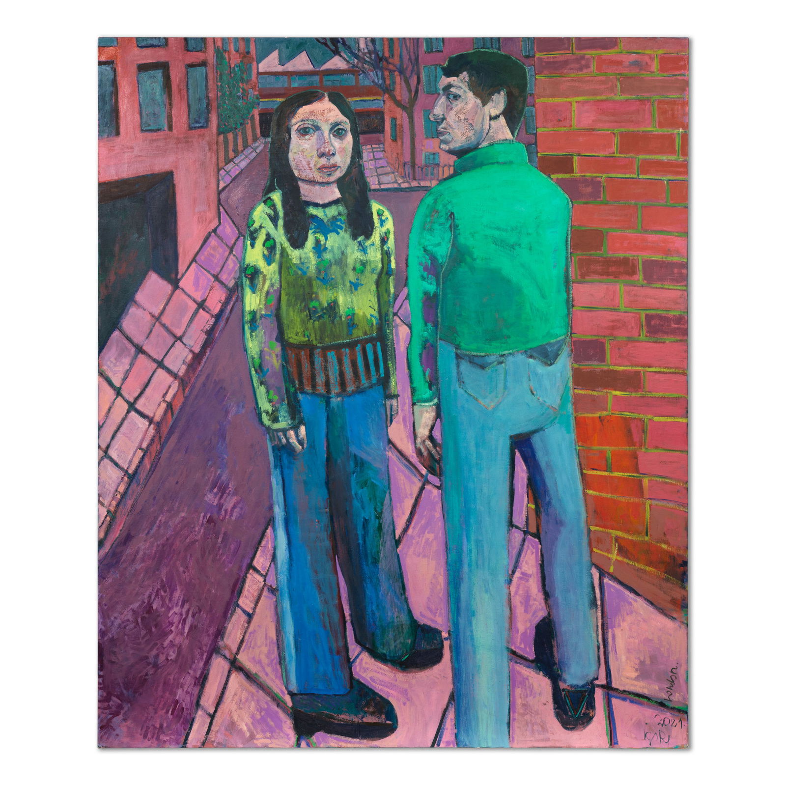 IGOR MORITZ (B. 1996) Talk (Painted in 2021) (1 of 1)