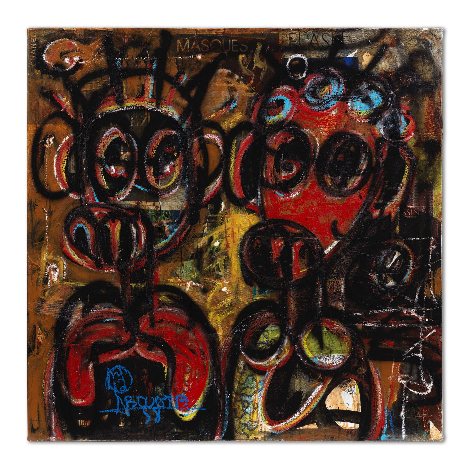 ABDOULAYE DIARRASSOUBA 'ABOUDIA' (B. 1983) Untitled (Painted in 2021) (1 of 1)