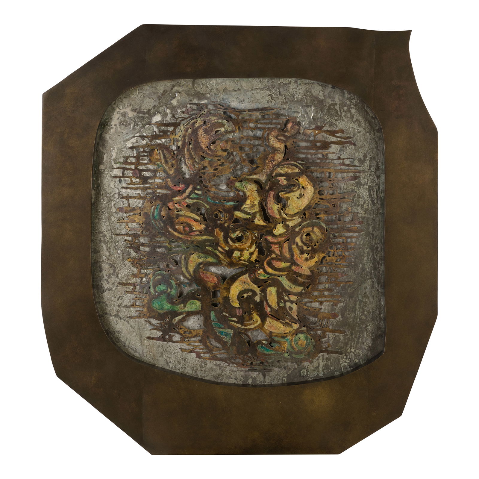 PHILIP (1907-1987) AND KELVIN LAVERNE (1937-2025) Unique 'Dialogue' Panelcirca 1960abstract col... (1 of 1)