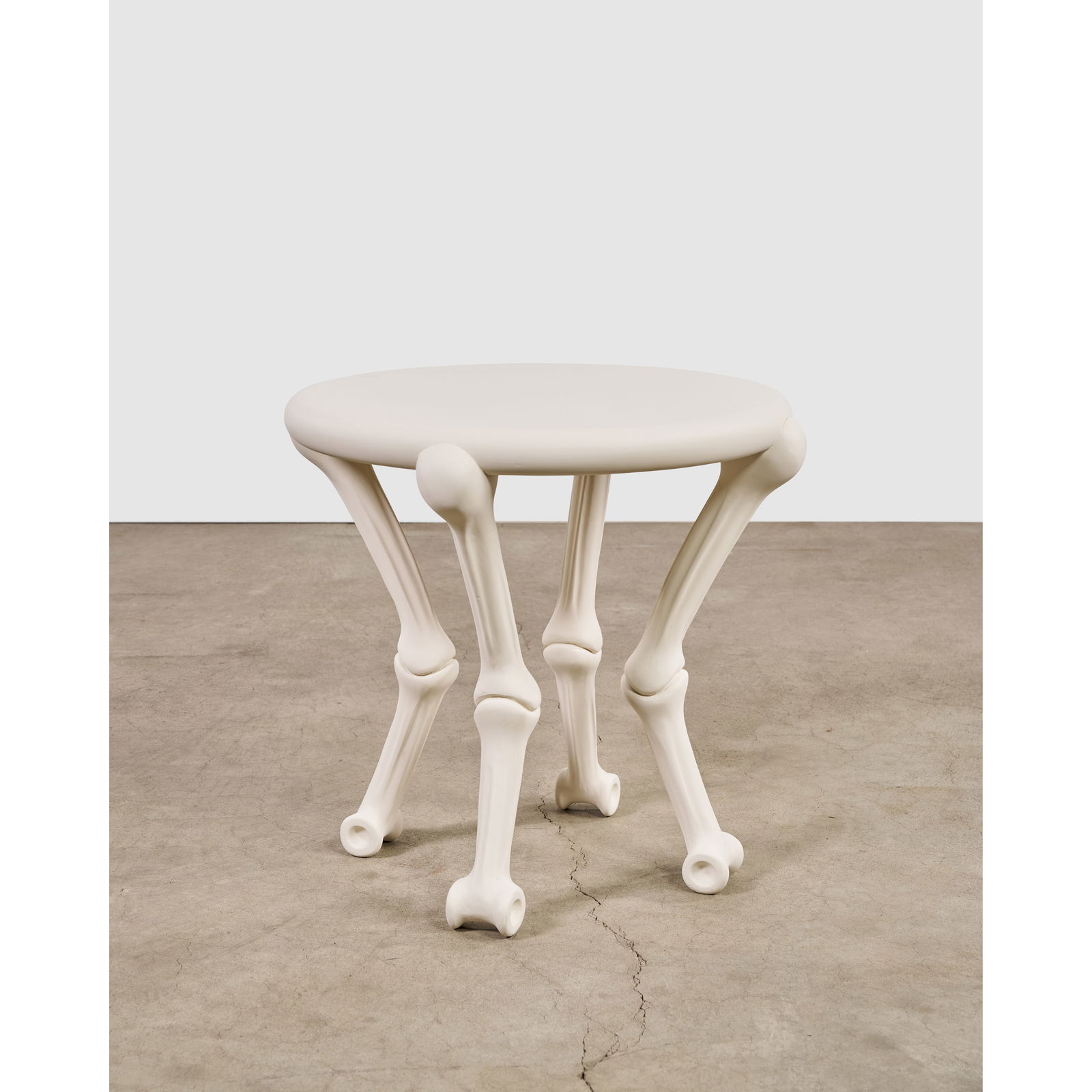 JOHN DICKINSON (1920-1982) Rare and Important 'Bone Cigarette' Table1977carved wood, paintheight... (1 of 1)