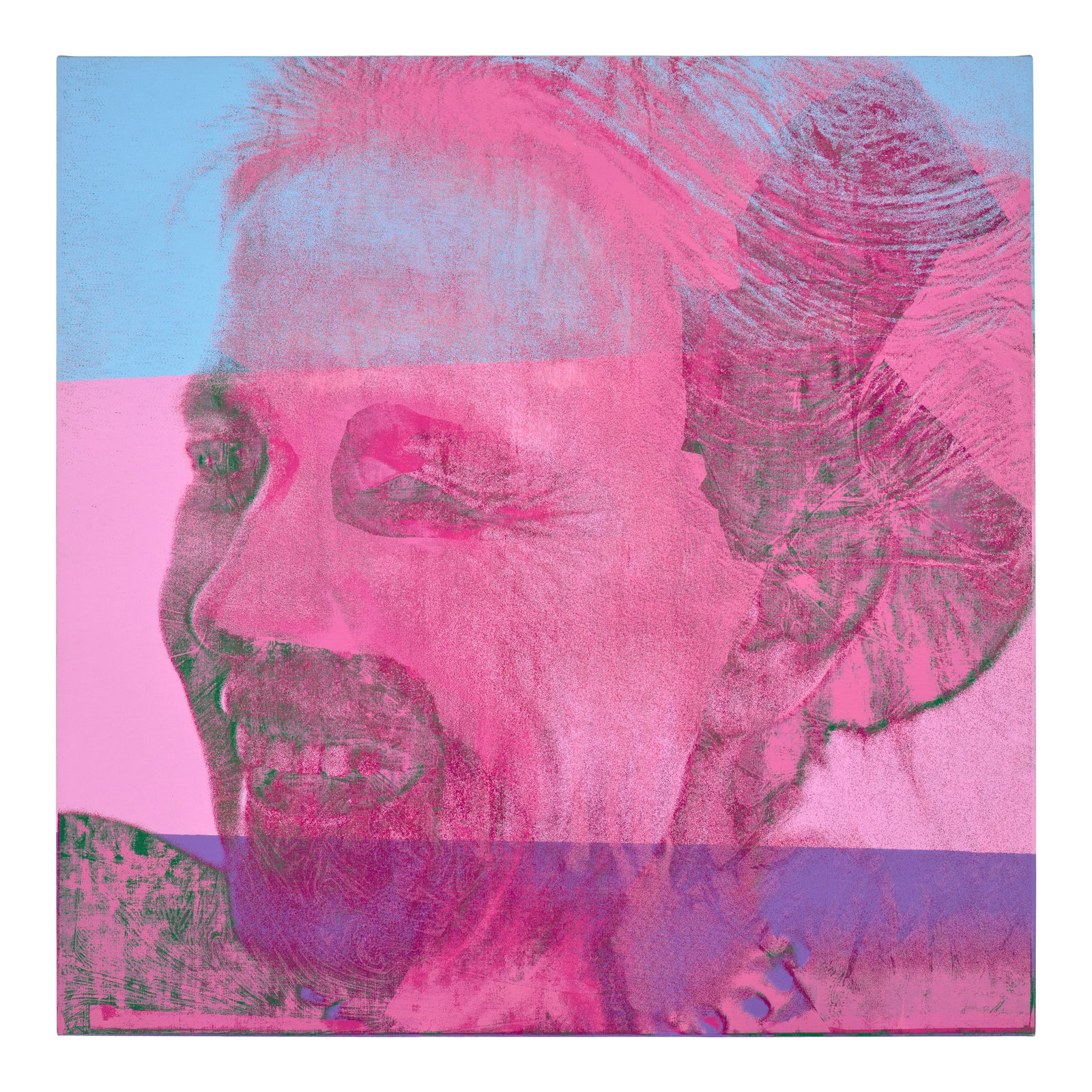 ANDY WARHOL (1928-1987) Dominique de Menil 40 x 40 in (101.6 x 101.6 cm) (Executed in 1969) (1 of 1)