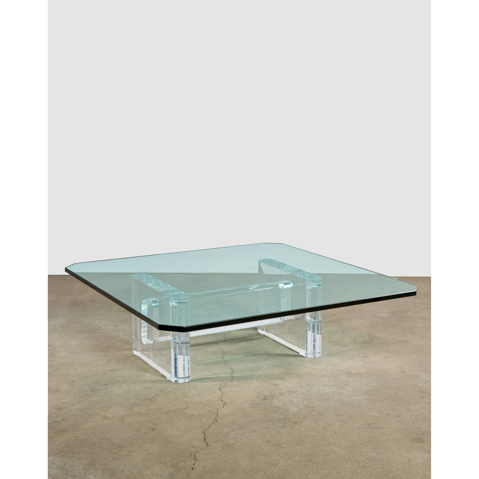 KARL SPRINGER (1931-1991) Special Order 'Trestle Style' Coffee Tablecirca 1980for Karl Springer ... (1 of 1)