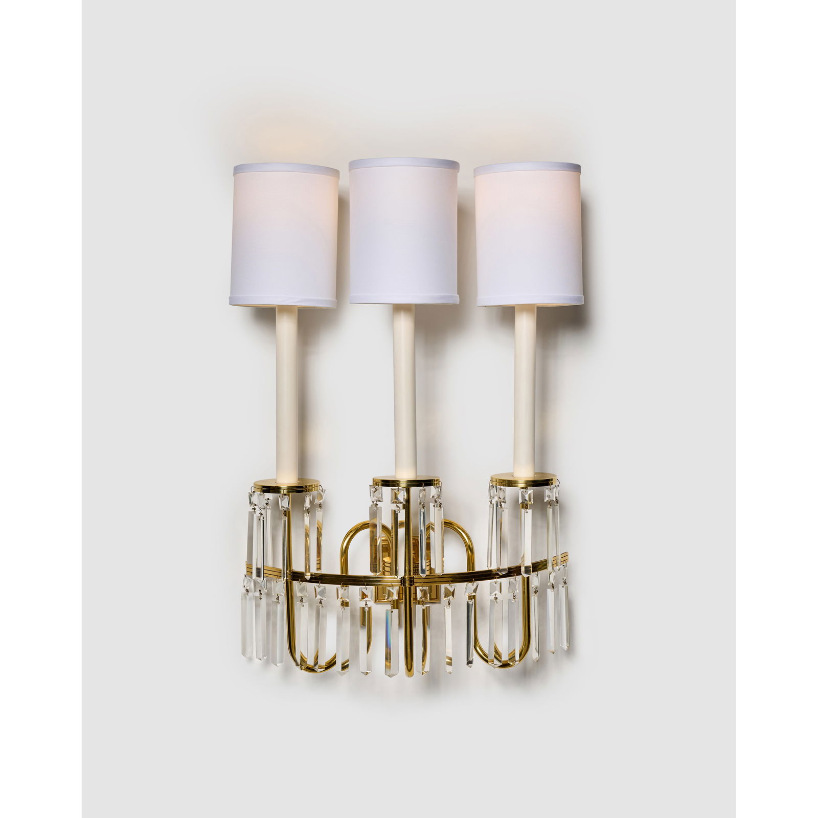 TOMMI PARZINGER (1930-1991) Pair of Rare Three-Arm Wall Lightscirca 1950for Parzinger Originals,... (1 of 1)