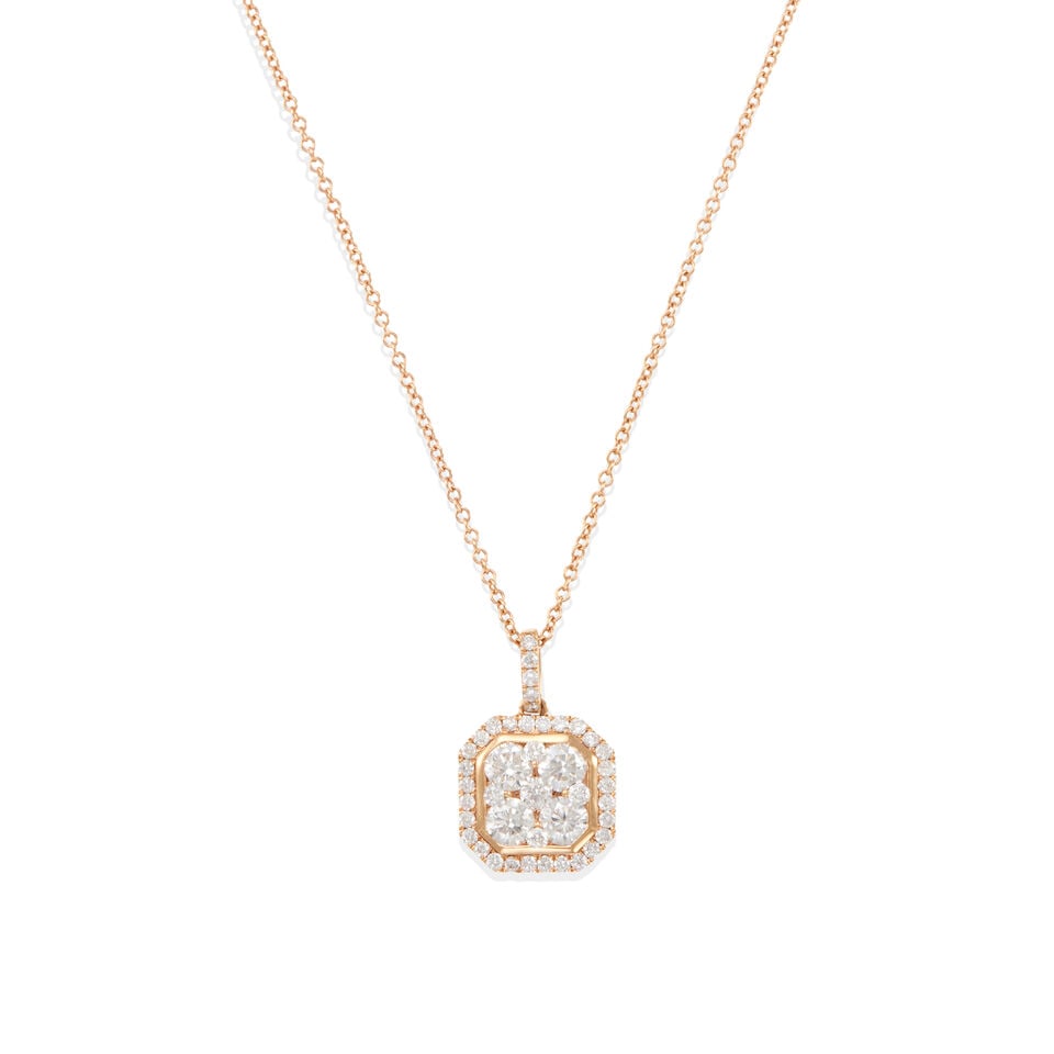 18K GOLD AND DIAMOND NECKLACE (1 of 2)