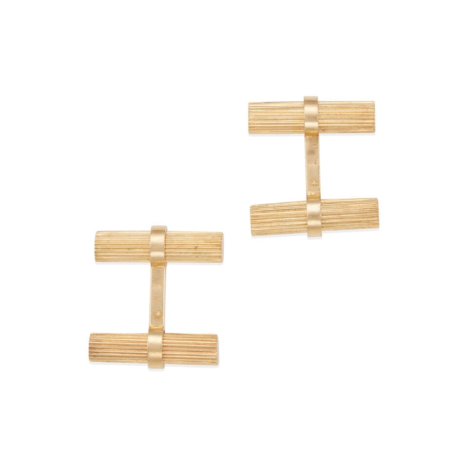 14K GOLD CUFFLINKS - 2